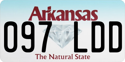 AR license plate 097LDD