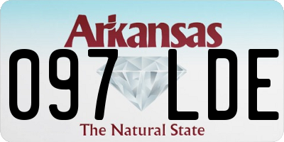 AR license plate 097LDE