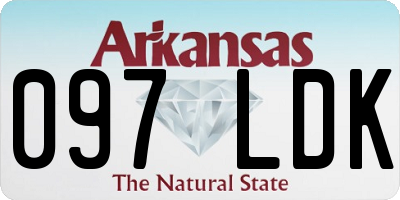 AR license plate 097LDK