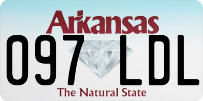 AR license plate 097LDL