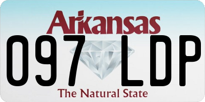 AR license plate 097LDP