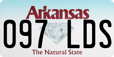 AR license plate 097LDS