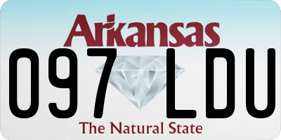 AR license plate 097LDU