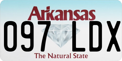 AR license plate 097LDX