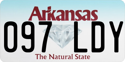 AR license plate 097LDY