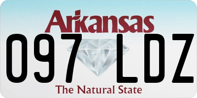AR license plate 097LDZ
