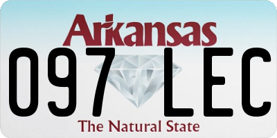 AR license plate 097LEC