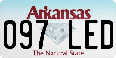 AR license plate 097LED