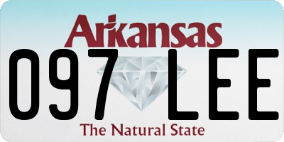 AR license plate 097LEE