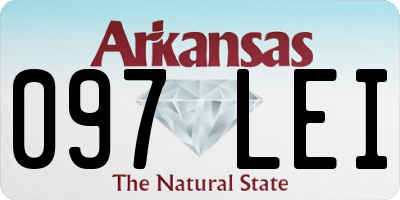 AR license plate 097LEI