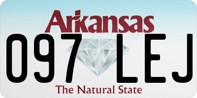 AR license plate 097LEJ