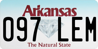 AR license plate 097LEM