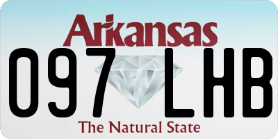 AR license plate 097LHB