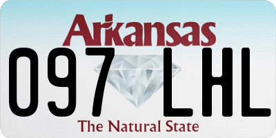 AR license plate 097LHL