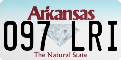 AR license plate 097LRI