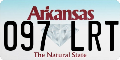 AR license plate 097LRT