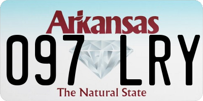 AR license plate 097LRY