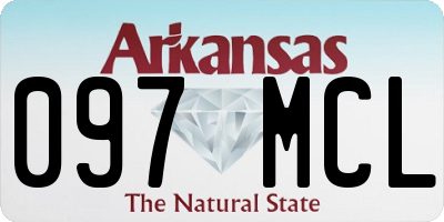 AR license plate 097MCL