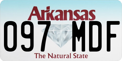 AR license plate 097MDF