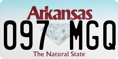 AR license plate 097MGQ