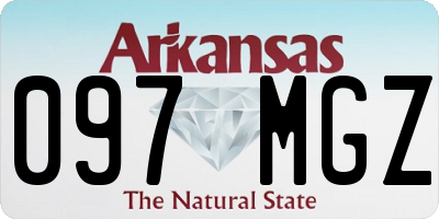 AR license plate 097MGZ