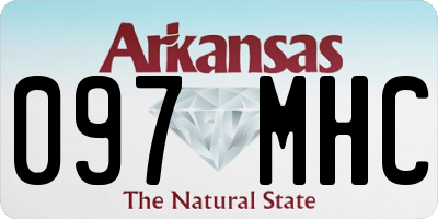 AR license plate 097MHC