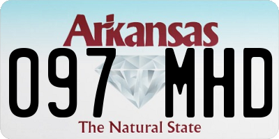 AR license plate 097MHD