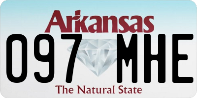 AR license plate 097MHE