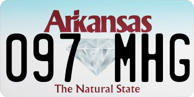 AR license plate 097MHG