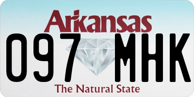AR license plate 097MHK