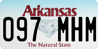 AR license plate 097MHM