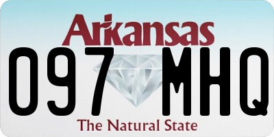 AR license plate 097MHQ