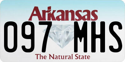AR license plate 097MHS