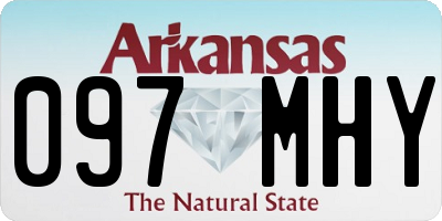 AR license plate 097MHY