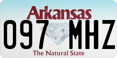 AR license plate 097MHZ
