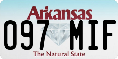 AR license plate 097MIF