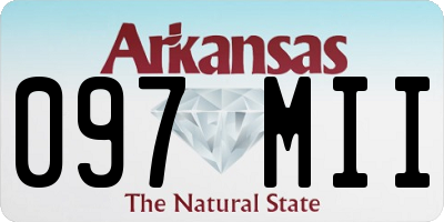 AR license plate 097MII