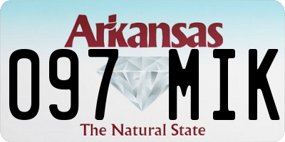 AR license plate 097MIK