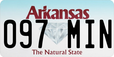 AR license plate 097MIN