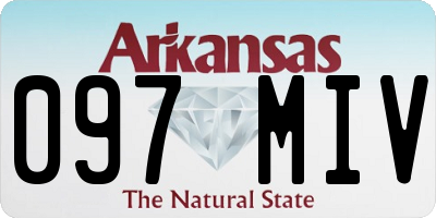 AR license plate 097MIV