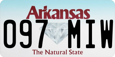 AR license plate 097MIW