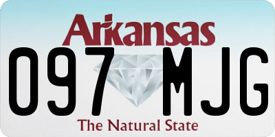 AR license plate 097MJG