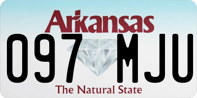 AR license plate 097MJU