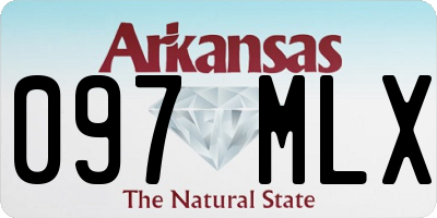 AR license plate 097MLX