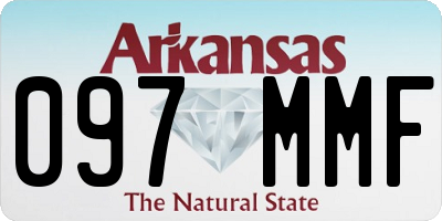 AR license plate 097MMF