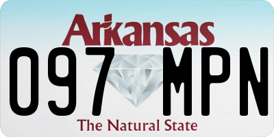 AR license plate 097MPN
