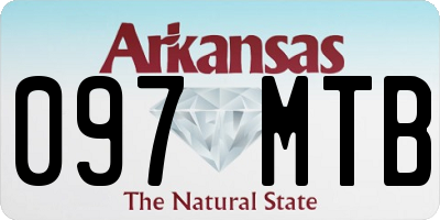 AR license plate 097MTB