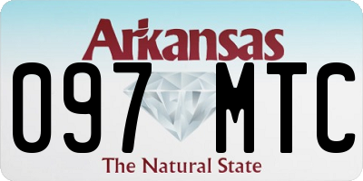 AR license plate 097MTC