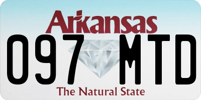 AR license plate 097MTD