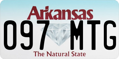 AR license plate 097MTG